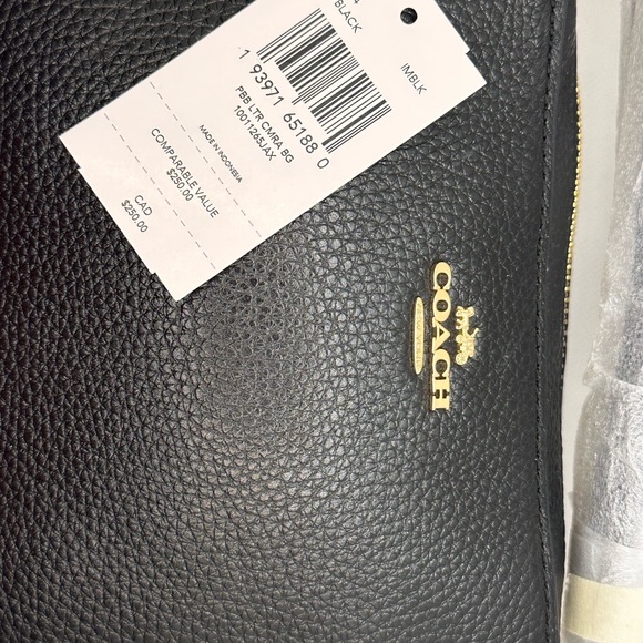 COACH NWT Mini Camera Bag in Refined Pebble Leather - Picture 5 of 9